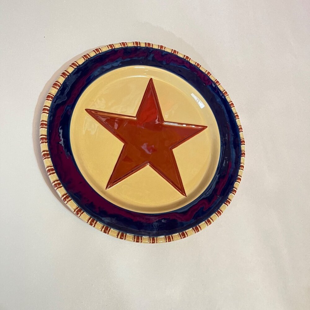 Stars & Stripes Park Designs Ceramic Salad Dessert‎ Plate